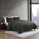 preview thumbnail 2 of 5, Kenneth Cole Houndstooth Green Reversible Duvet Cover Set