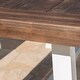 preview thumbnail 11 of 15, Carlisle Outdoor 3 Piece Acacia Picnic Dining Set with Benches by Christopher Knight Home