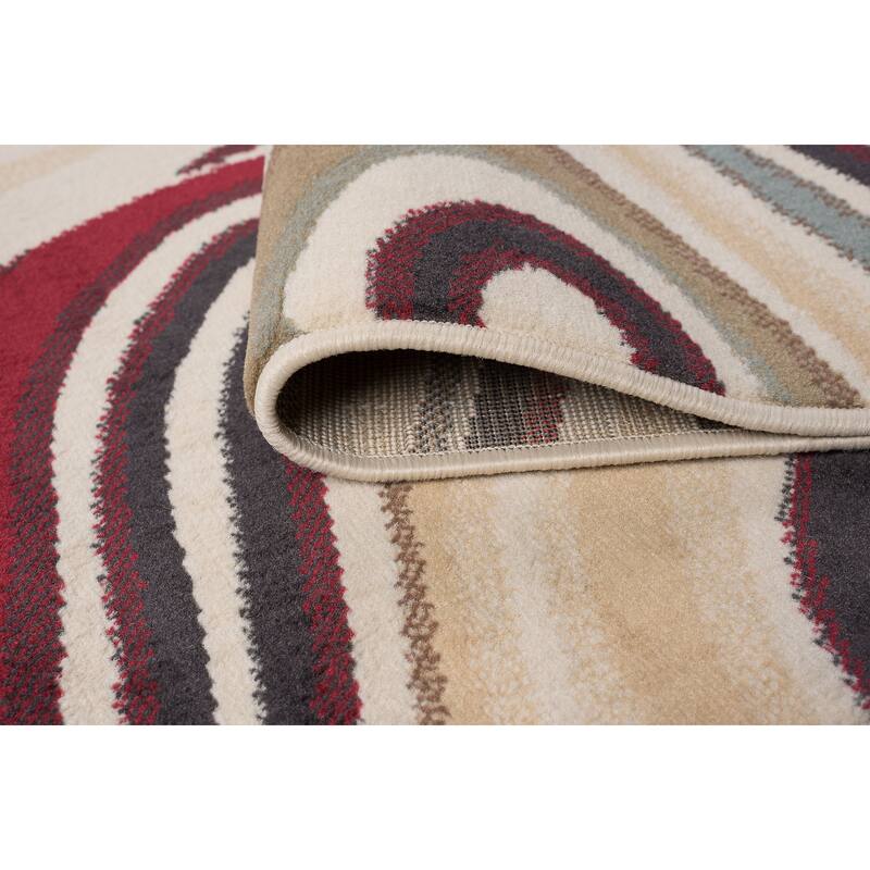 Lagoon Modern & Contemporary Abstract Indoor Area Rug