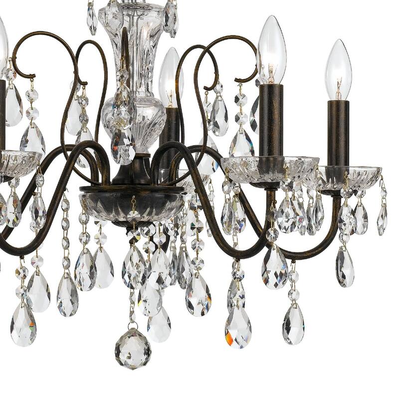 Crystorama Lighting Group Butler 5 Light 23" Wide Crystal Chandelier