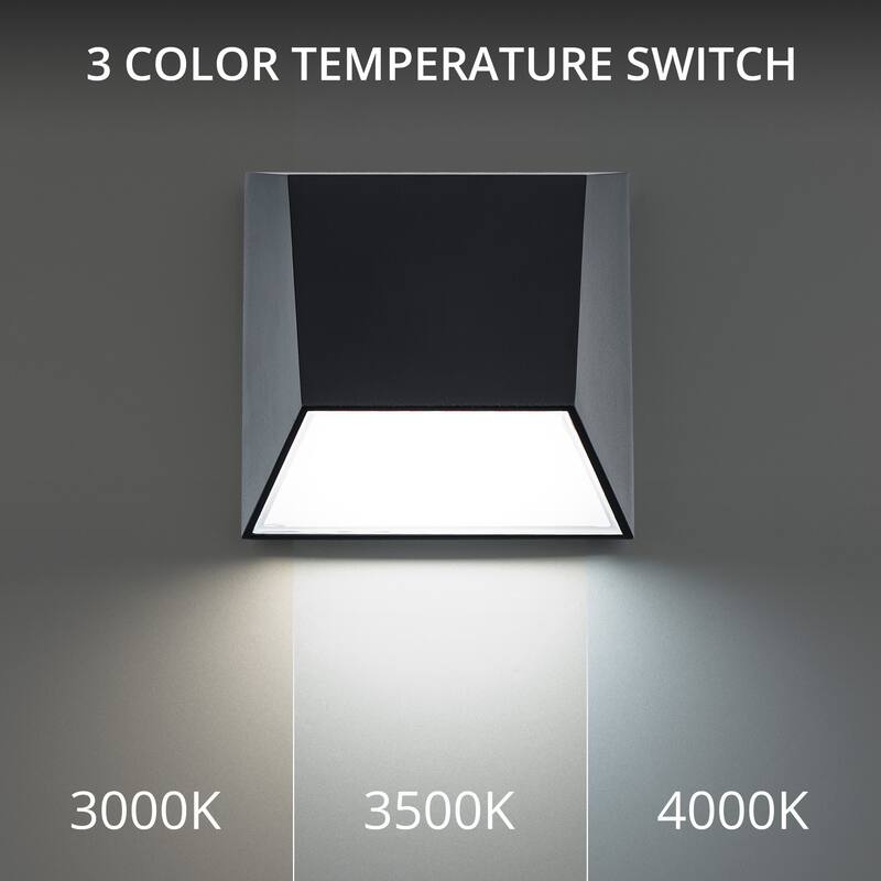 WAC Lighting WS-W27106-40 Atlantis 6" Tall LED Outdoor Wall Sconce Set