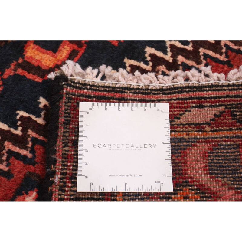 ECARPETGALLERY Hand-knotted Andelz Red Wool Rug - 4'3 x 6'11