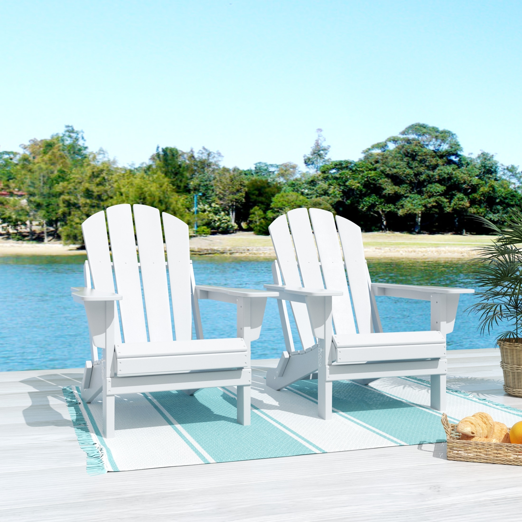 Wo laguna store folding adirondack chair