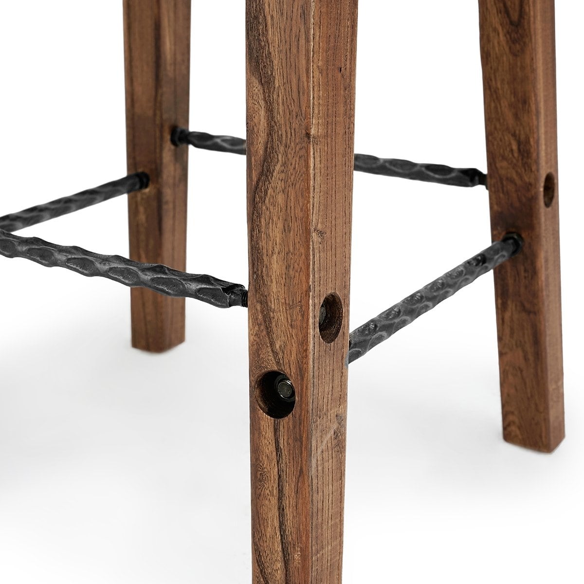 The gray barn gold 2025 creek natural elmwood counter stool