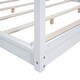 preview thumbnail 17 of 17, King Size Canopy Platform Bed with Support Legs