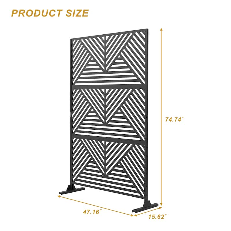 Free Standing Decorative Outdoor Privacy Screen