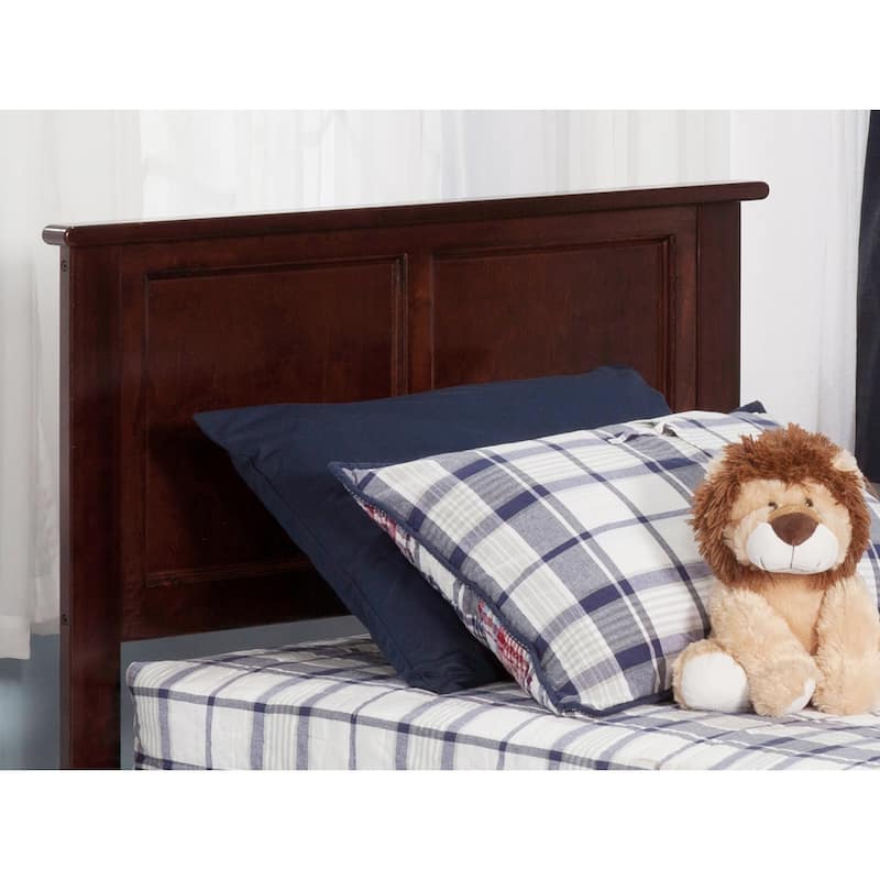 Madison Headboard with Attachable Charger - Walnut - Twin