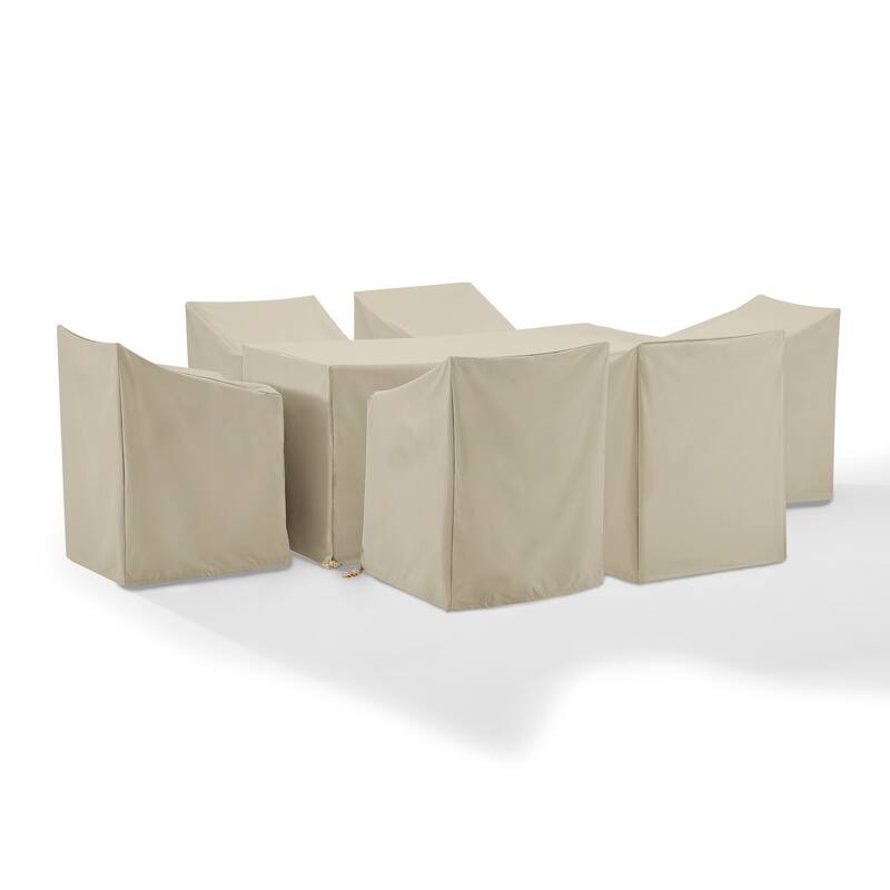 Crosley 7Pc Outdoor Dining Furniture Cover Set