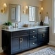 preview thumbnail 12 of 141, Apmir Metal Frame Tempered Glass Bathroom Vanity Mirror for Wall, Cloakroom, Bedroom
