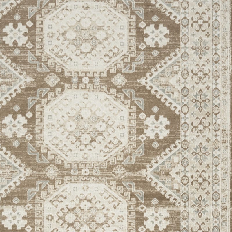 Bazo Distressed Geometric Area Rug By HomeRoots - 144