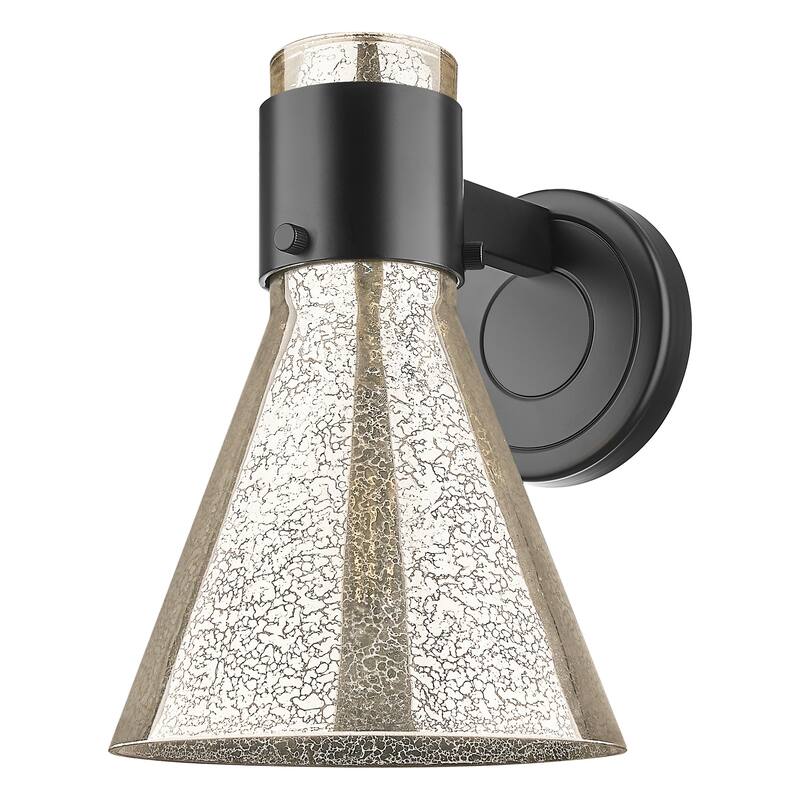 Innovations Lighting 464-1W-G464C-7ME Lawton Cone 9" Tall Bathroom