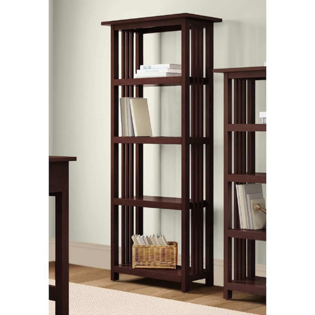Boutwell Classic Mission 4-shelf 60-inch H Bookcase