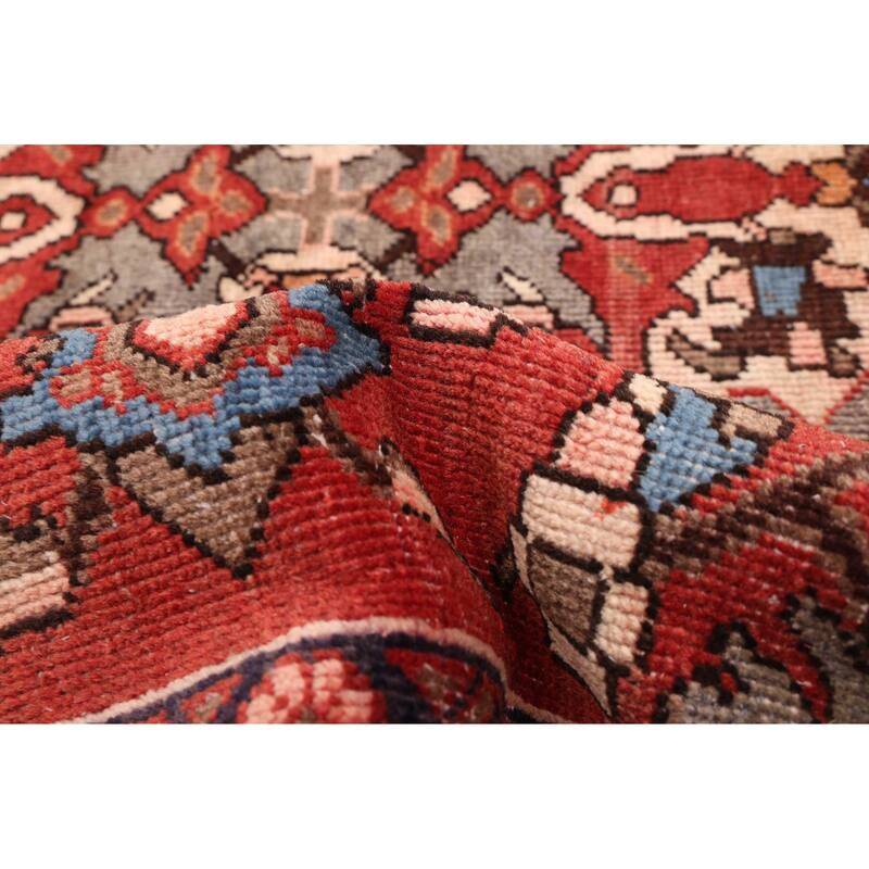 ECARPETGALLERY Hand-knotted Anadol Dark Red Wool Rug - 5'1 x 7'4