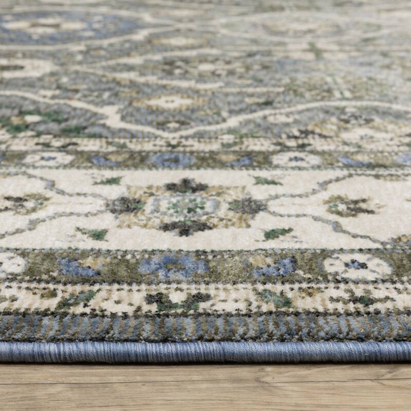 Style Haven Henretta Bordered Traditional Fringe Edge Area Rug