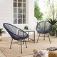 preview thumbnail 42 of 47, Sarcelles Acapulco Modern Wicker Chairs by Corvus (Set of 2)