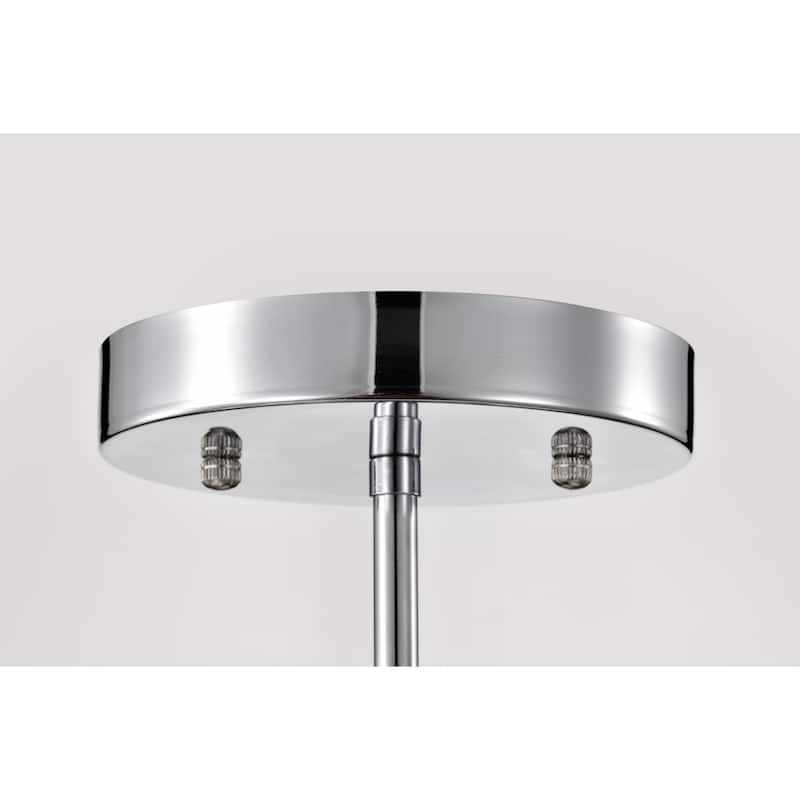 Einar Moulded Glass Shade Semi-Flushmount Ceiling Lamp
