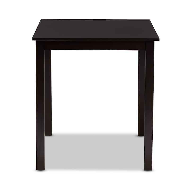 Eveline Modern Brown Finished Wood 43-Inch Dining Table