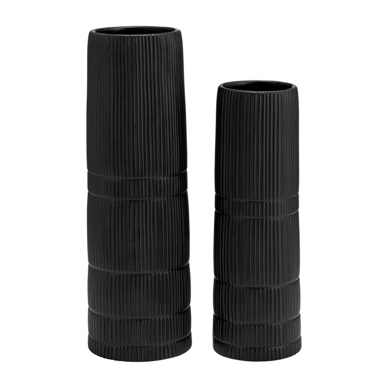 Sagebrook Home Modern Neutral Ceramic Vase