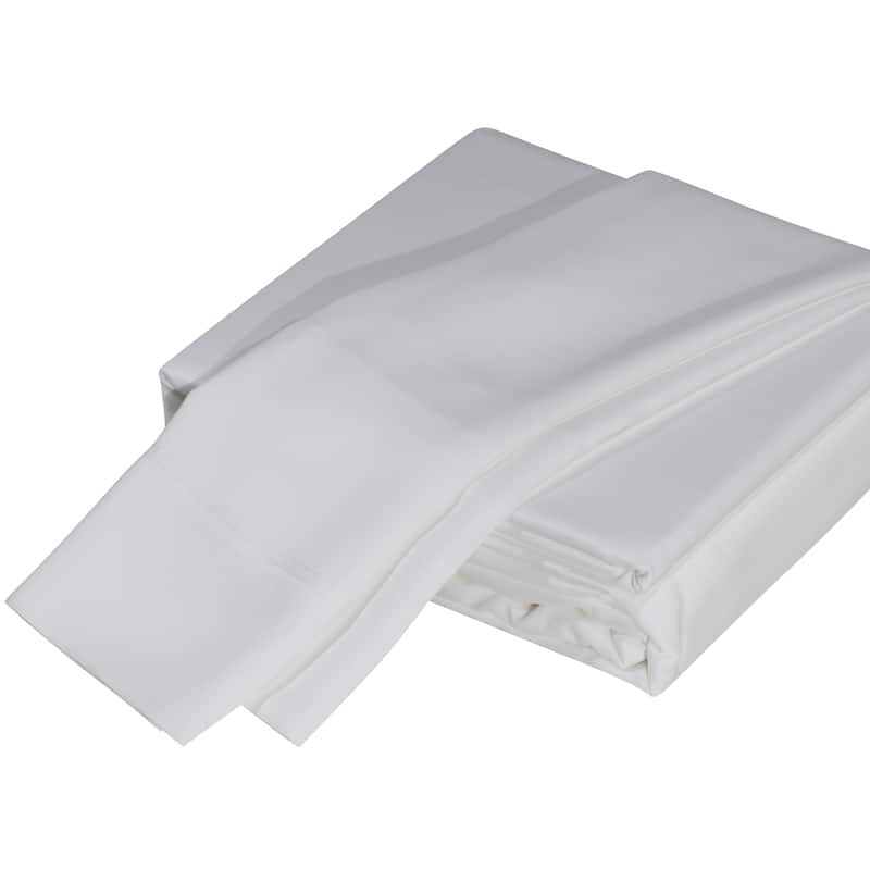 DTY Bedding Oeko-TEX Certified Premium Tencel Lyocell Sheet Set (4 Piece) - Queen - Soft White