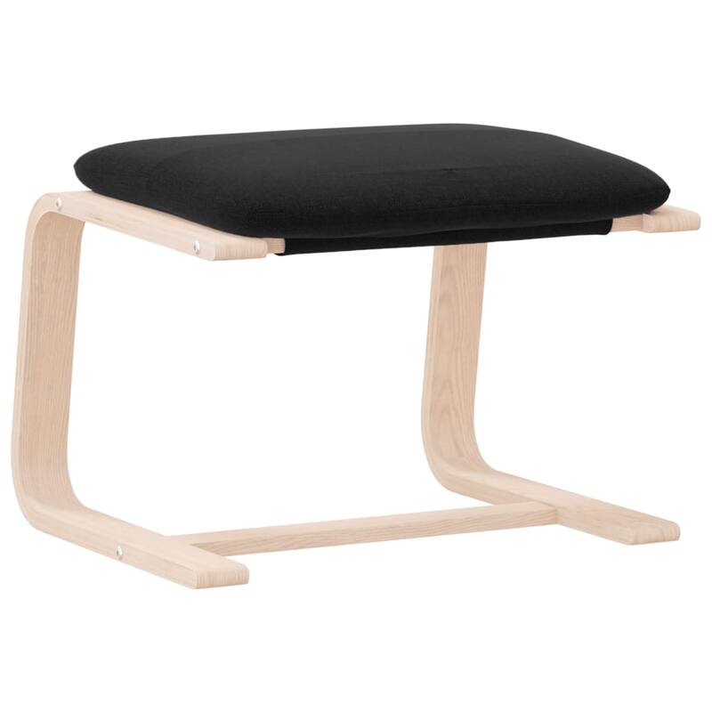 vidaXL Ottoman Footstool Pouf Hassock Stool Pouffe Living Room Seat Fabric - 20.1"x16.1"x15.7"