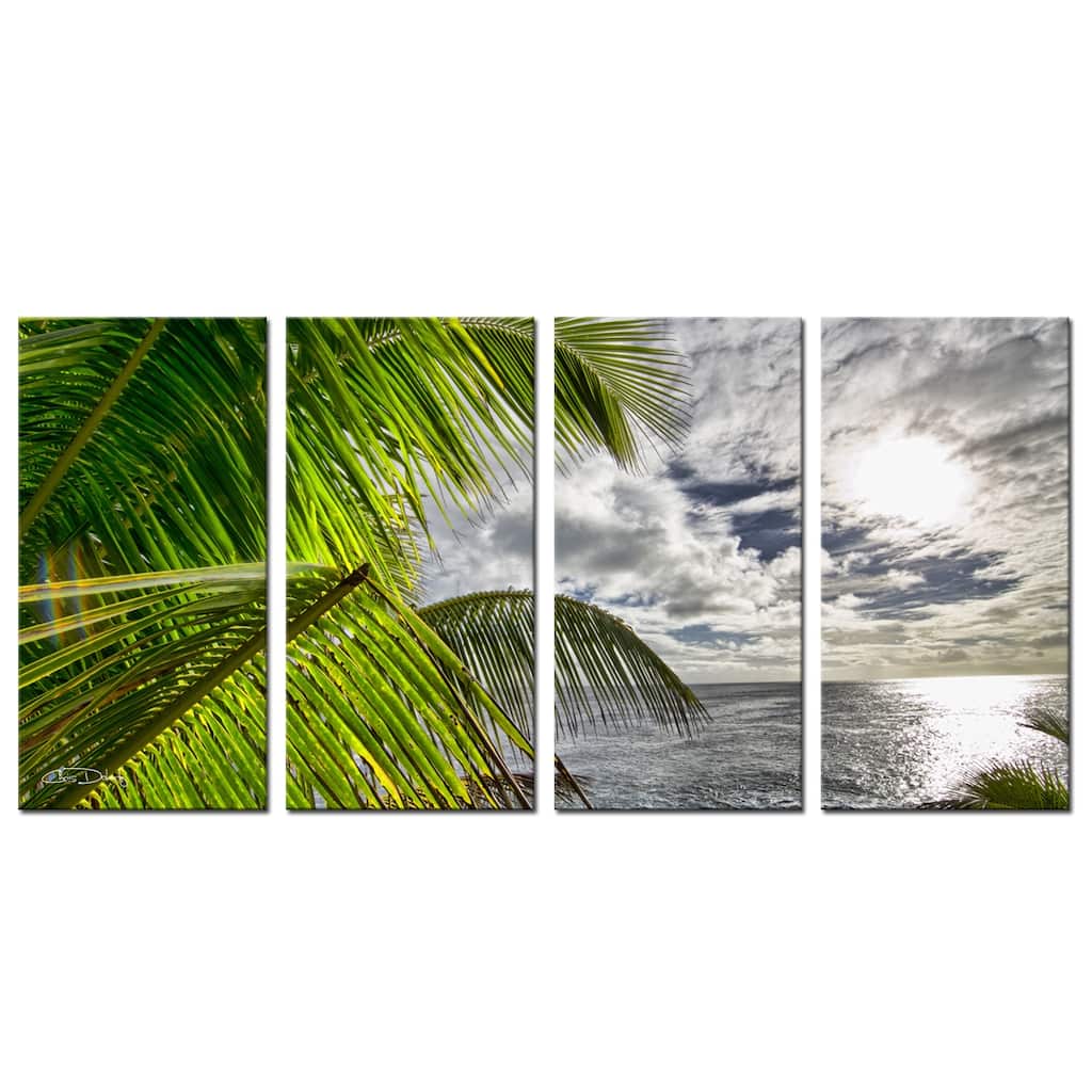 Ready2HangArt 'Island Balance' 4-Piece Wrapped Canvas Wall Art Set