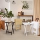 preview thumbnail 1 of 20, Porch & Den Laflin Solid Wood Traditional 5-piece Tray Table Set