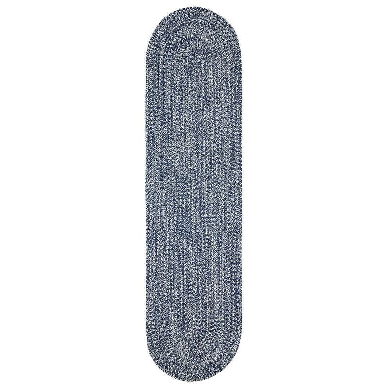 Superior Modern Rustic Bohemian Reversible Multi-Tone Braided Indoor Outdoor Area Rug