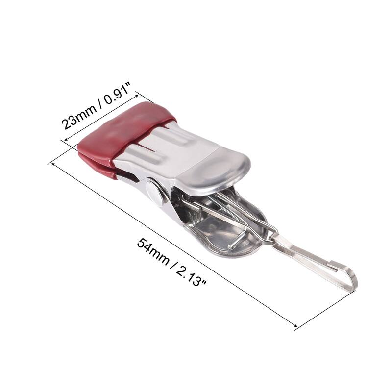 Uxcell Laundry Clips with Buckle Stainless Steel Hanging Hooks