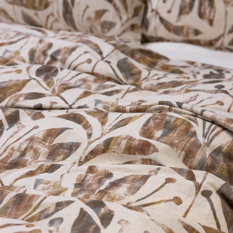 Farrah, Natural, Duvet Cover Set