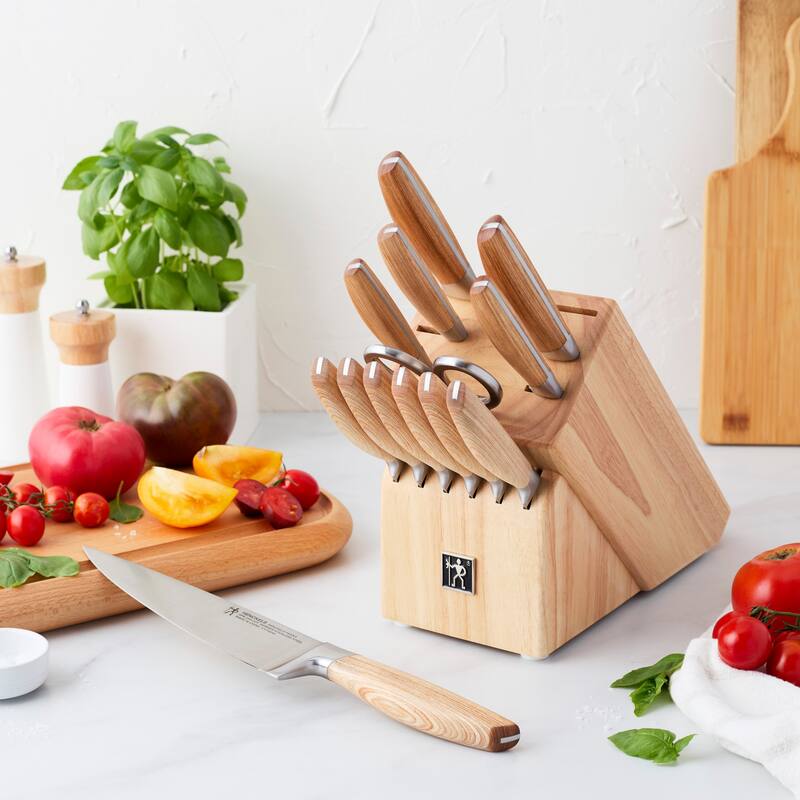 Henckels Pakka 14-pc Knife Block Set - Wood