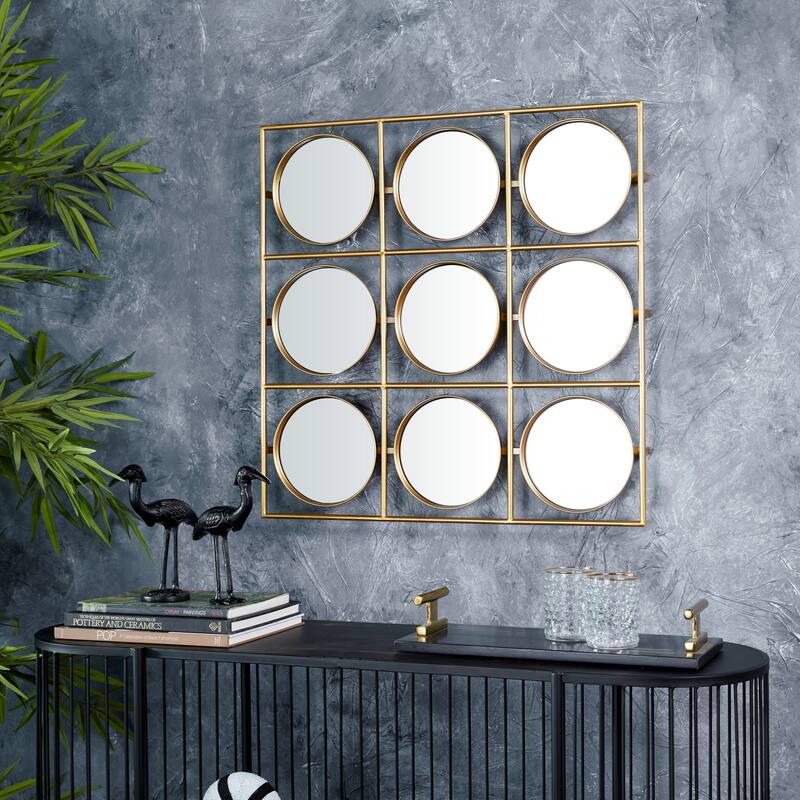 Iron Modern Wall Mirror