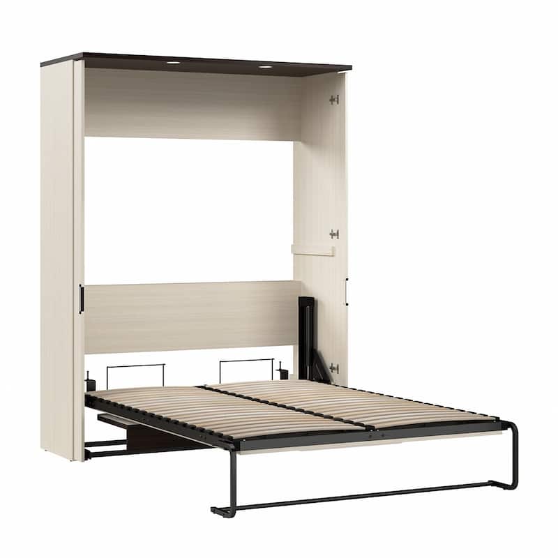 Lumina 61W Full Murphy Bed with Desk by Bestar