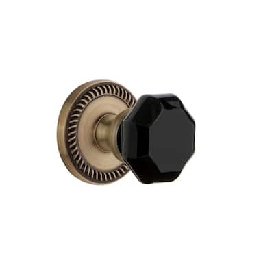 Grandeur Newport Solid Brass Rose Single Dummy Door Knob with Lyon