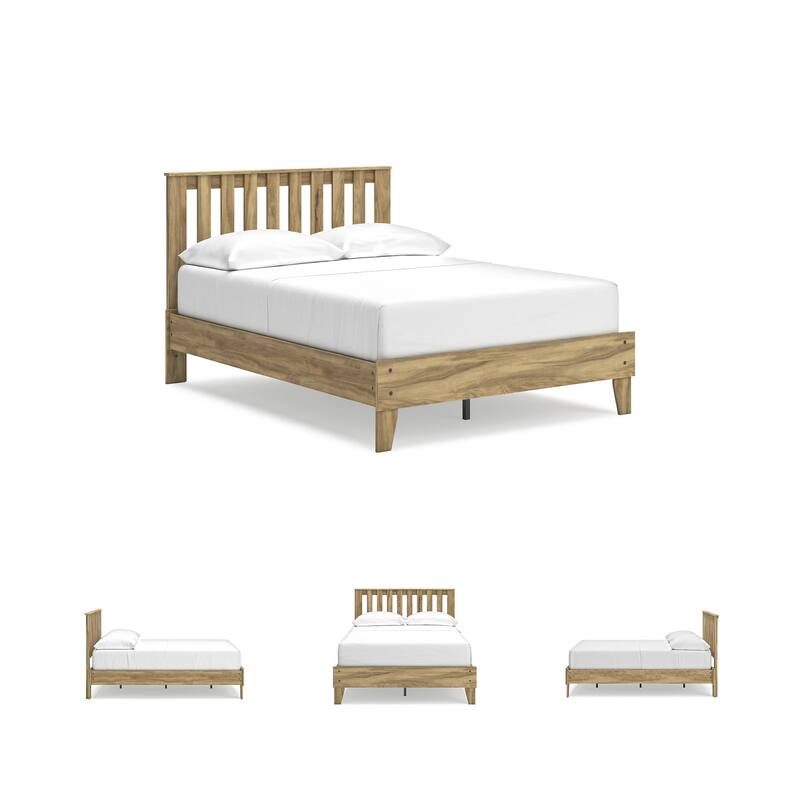 Signature Design by Ashley Bermacy Brown Platform Panel Bed