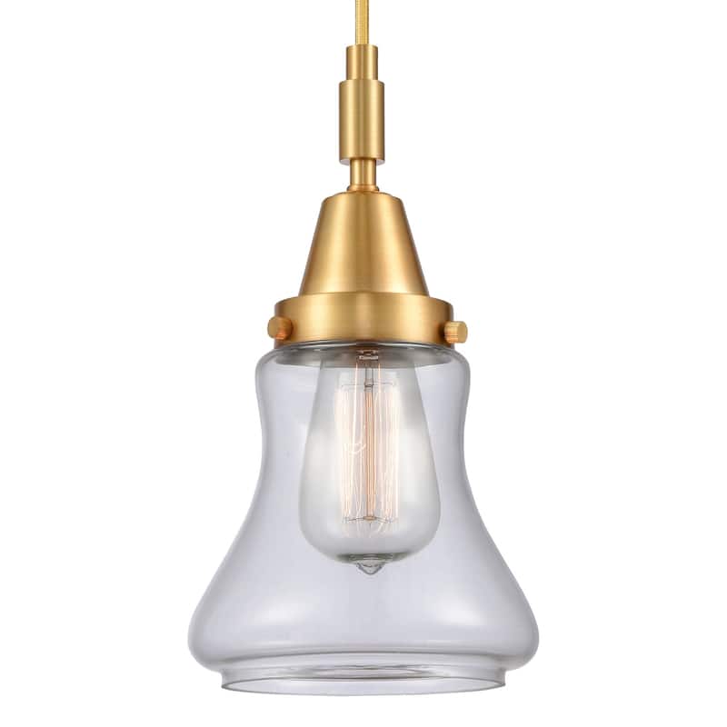 Innovations Lighting 447-1P-G192 Bellmont 7" Wide Mini Pendant with - Satin Gold
