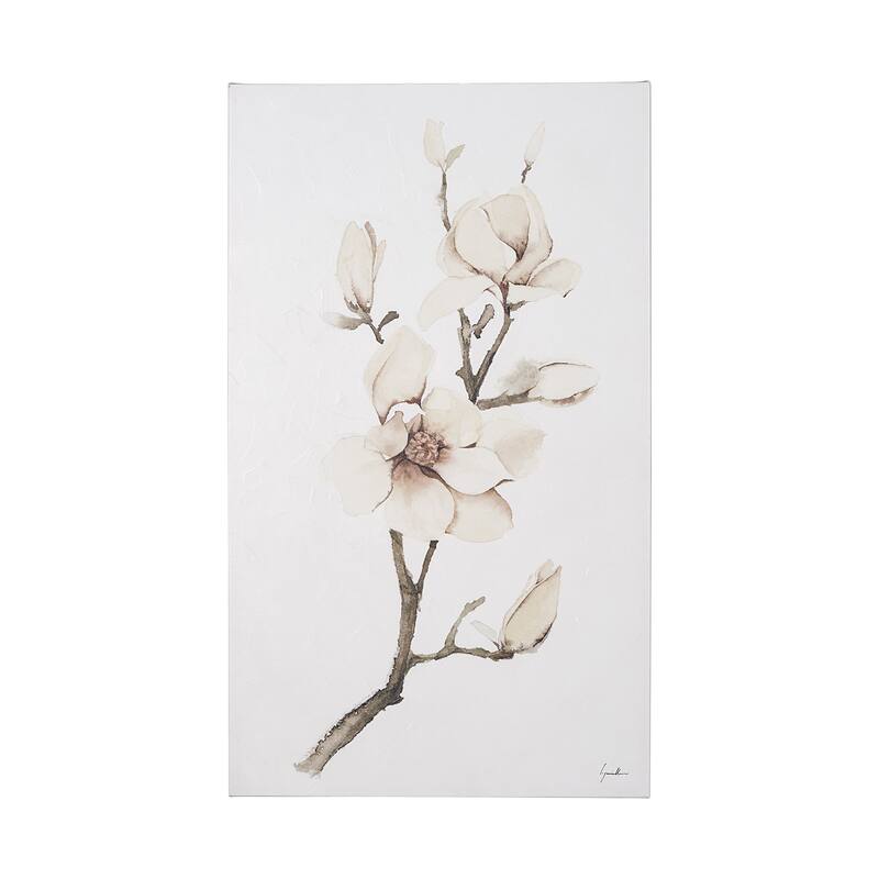 Magnolia III (38 x 53) Canvas Art Print - Large
