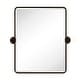 preview thumbnail 81 of 126, TEHOME Woodvale Rectangle Vertical Metal Wall Mirrors