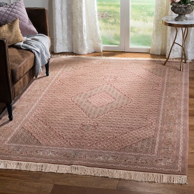 SAFAVIEH Couture Hand-knotted Tabriz Herati Diomira Traditional Oriental Wool Rug with Fringe