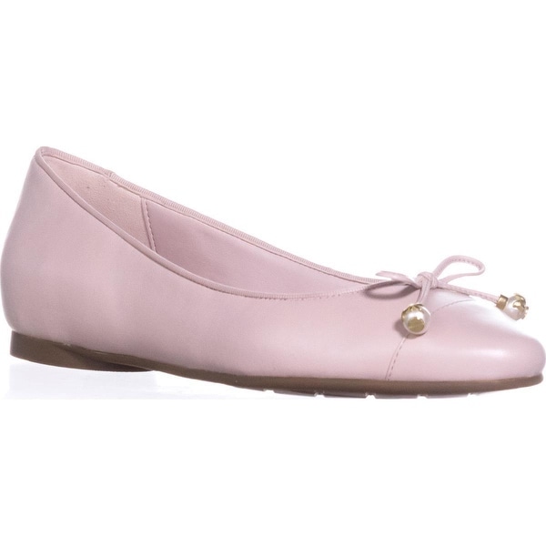 soft pink flats