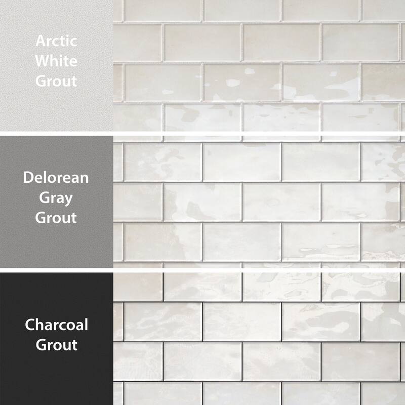 Merola Tile Camden Antique Bianco 4" x 8" Ceramic Wall Tile