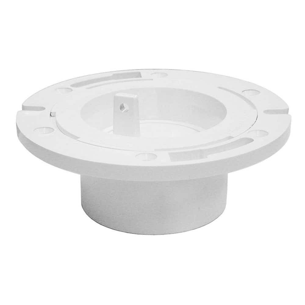 Jones Stephens C52342 3 X 4 Overall Size Closet Flange With Knockout