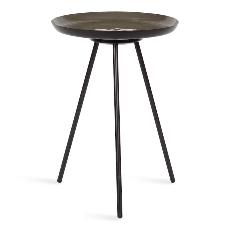 Kate and Laurel Laranya Round Metal Side Table - 15x15x22.5