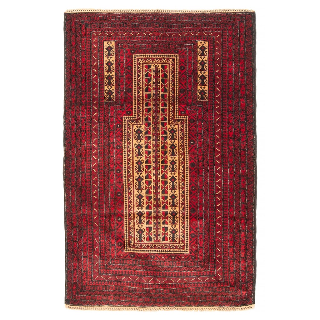 Teimani Beige Rug 3'1" x 4'9" - 3'1 x 4'9