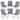 HOMYKA Modern Dining Chairs with Thick Cushions Set of 6