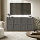 preview thumbnail 11 of 49, Multifunctional Minimalist Side Cabinet with 3D Design