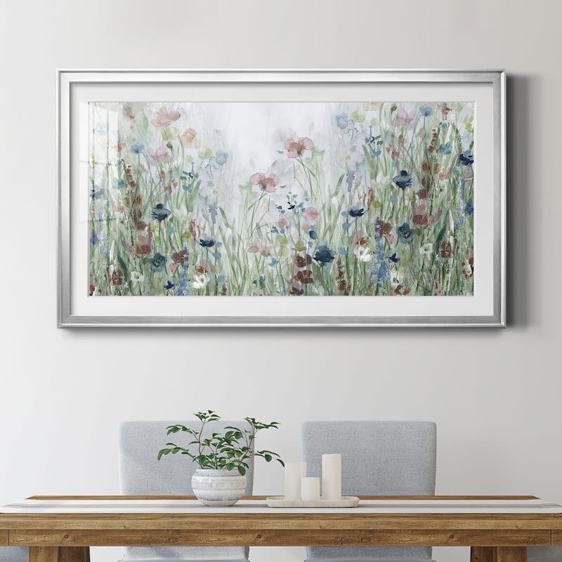 Wildflower Fields- Premium Gallery Framed Print - Ready to Hang