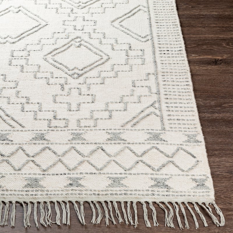 Cannock Handmade Southwestern Wool Blend Area Rug