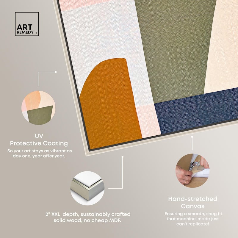 Planar Patchwork I Canvas by Art Remedy