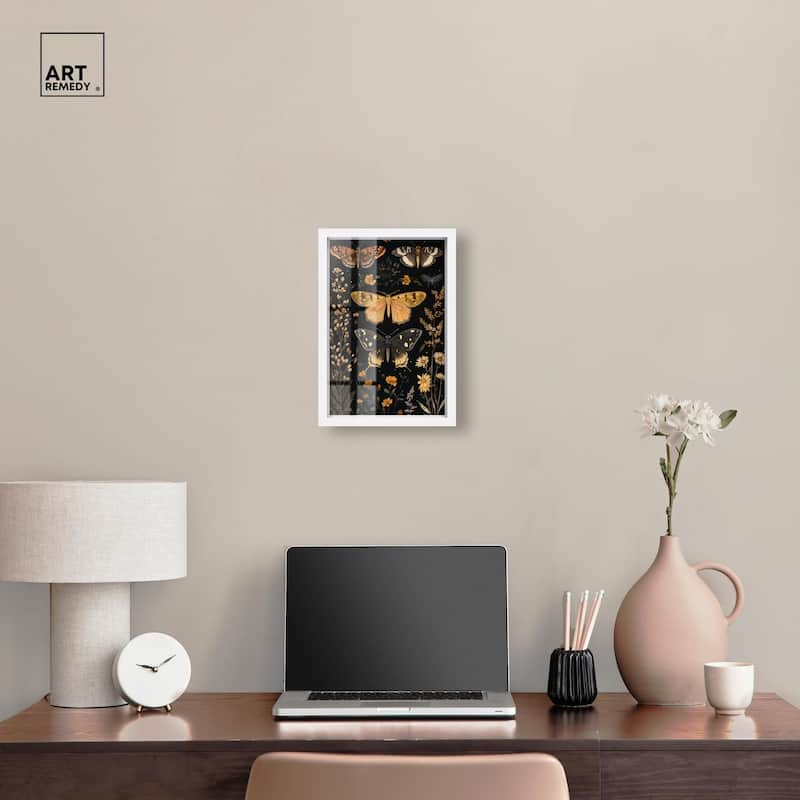 Winged Visitors II Shadowbox by Art Remedy