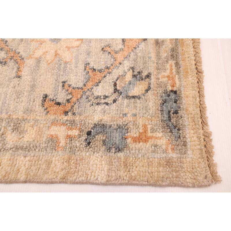 ECARPETGALLERY Hand-knotted Jules Serapi Khaki Wool Rug - 9'0 x 12'2